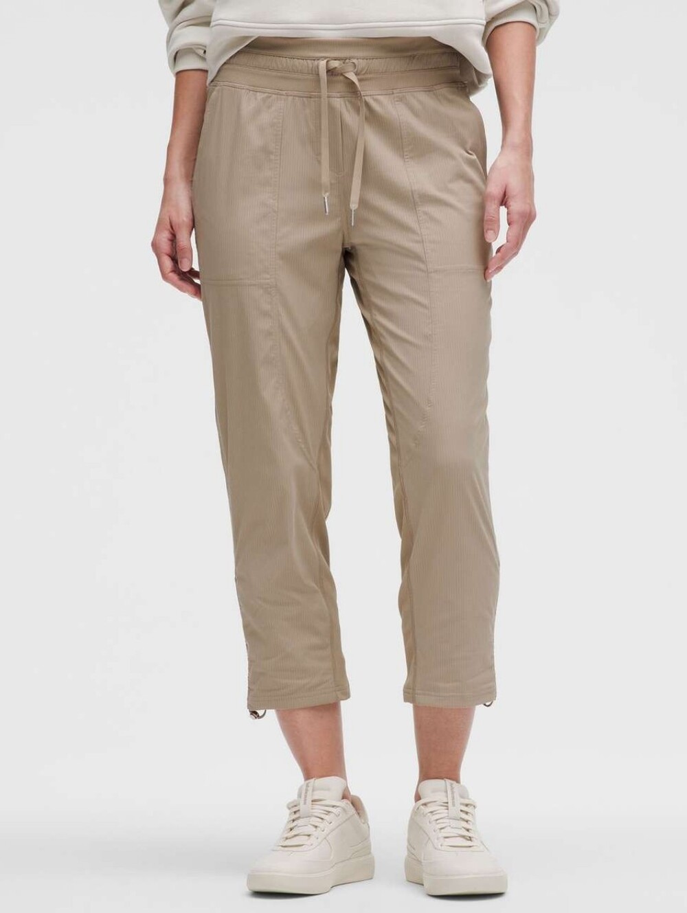 Lululemon Dance Studio Mid-Rise Cropped Pant, Sheer Oak, Size 14
